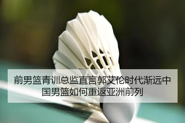 前男篮青训总监直言郭艾伦时代渐远中国男篮如何重返亚洲前列 | YameiSports